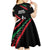 Burundi Kid Short Sleeve Dress with Athletics Runners Black Red Green Flag Spirit