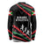 Burundi Long Sleeve Shirt with Athletics Runners Black Red Green Flag Spirit