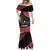 Burundi Mermaid Dress with Athletics Runners Black Red Green Flag Spirit
