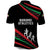 Burundi Polo Shirt with Athletics Runners Black Red Green Flag Spirit