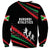 Burundi Sweatshirt with Athletics Runners Black Red Green Flag Spirit