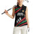 Burundi Women Sleeveless Polo Shirt with Athletics Runners Black Red Green Flag Spirit