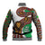Burundi Lion Tribal Pattern Baseball Jacket with National Motto Unité Travail Progrès