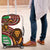 Burundi Lion Tribal Pattern Luggage Cover with National Motto Unité Travail Progrès