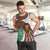 Burundi Lion Tribal Pattern Men Tank Top with National Motto Unité Travail Progrès