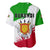 Burundi Flag Baseball Jersey with National Emblem and Motto Unité Travail Progres