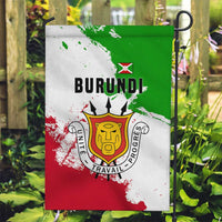 Burundi Flag Garden Flag with National Emblem and Motto Unité Travail Progres