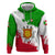 Burundi Flag Hoodie with National Emblem and Motto Unité Travail Progres