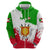 Burundi Flag Hoodie with National Emblem and Motto Unité Travail Progres