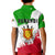 Burundi Flag Kid Polo Shirt with National Emblem and Motto Unité Travail Progres