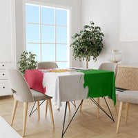 Burundi Flag Tablecloth with National Emblem and Motto Unité Travail Progres