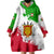 Burundi Flag Wearable Blanket Hoodie with National Emblem and Motto Unité Travail Progres