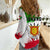 Burundi Flag Women Casual Shirt with National Emblem and Motto Unité Travail Progres