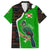 Burundi Turaco Family Matching Puletasi and Hawaiian Shirt with National Bird and Flag Pattern