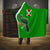 Burundi Turaco Hooded Blanket with National Bird and Flag Pattern