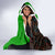 Burundi Turaco Hooded Blanket with National Bird and Flag Pattern