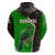 Burundi Turaco Hoodie with National Bird and Flag Pattern