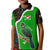 Burundi Turaco Kid Polo Shirt with National Bird and Flag Pattern