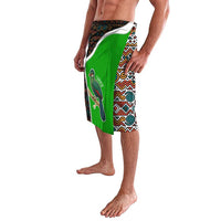 Burundi Turaco Lavalava with National Bird and Flag Pattern