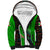 Burundi Turaco Sherpa Hoodie with National Bird and Flag Pattern