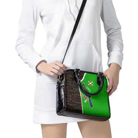Burundi Turaco Shoulder Handbag with National Bird and Flag Pattern