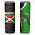 Burundi Turaco Skinny Tumbler with National Bird and Flag Pattern