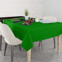 Burundi Turaco Tablecloth with National Bird and Flag Pattern