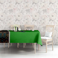 Burundi Turaco Tablecloth with National Bird and Flag Pattern