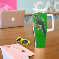 Burundi Turaco Tumbler With Handle with National Bird and Flag Pattern