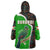 Burundi Turaco Wearable Blanket Hoodie with National Bird and Flag Pattern