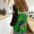 Burundi Turaco Women Casual Shirt with National Bird and Flag Pattern