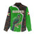 Burundi Turaco Women Casual Shirt with National Bird and Flag Pattern