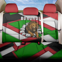Burundi - Roaring Lion Back Car Seat Cover with National Flag Colors