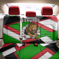 Burundi - Roaring Lion Back Car Seat Cover with National Flag Colors