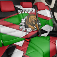 Burundi - Roaring Lion Back Car Seat Cover with National Flag Colors
