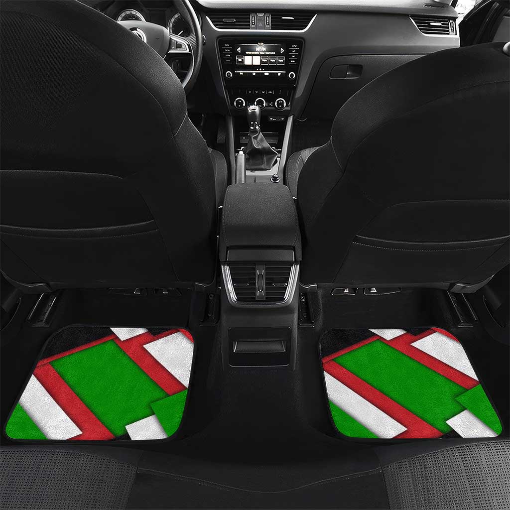 Burundi - Roaring Lion Car Mats with National Flag Colors
