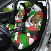 Burundi - Roaring Lion Car Seat Cover with National Flag Colors