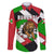 Burundi - Roaring Lion Family Matching Off The Shoulder Long Sleeve Dress and Hawaiian Shirt with National Flag Colors