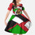 Burundi - Roaring Lion Family Matching Tank Maxi Dress and Hawaiian Shirt with National Flag Colors
