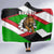 Burundi - Roaring Lion Hooded Blanket with National Flag Colors