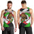 Burundi - Roaring Lion Men Tank Top with National Flag Colors