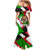 Burundi - Roaring Lion Mermaid Dress with National Flag Colors