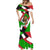 Burundi - Roaring Lion Mermaid Dress with National Flag Colors