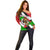 Burundi - Roaring Lion Off Shoulder Sweater with National Flag Colors