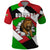 Burundi - Roaring Lion Polo Shirt with National Flag Colors