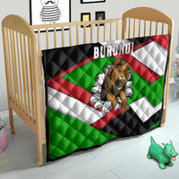 Burundi - Roaring Lion Quilt with National Flag Colors