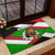 Burundi - Roaring Lion Rubber Doormat with National Flag Colors