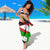 Burundi - Roaring Lion Sarong with National Flag Colors