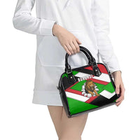 Burundi - Roaring Lion Shoulder Handbag with National Flag Colors