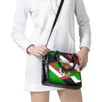 Burundi - Roaring Lion Shoulder Handbag with National Flag Colors